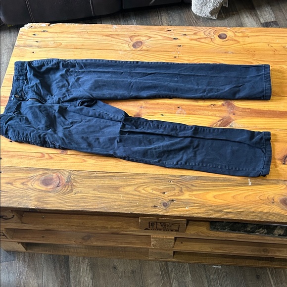 Place Men's Dark Navy Chinos - Picture 3 of 3